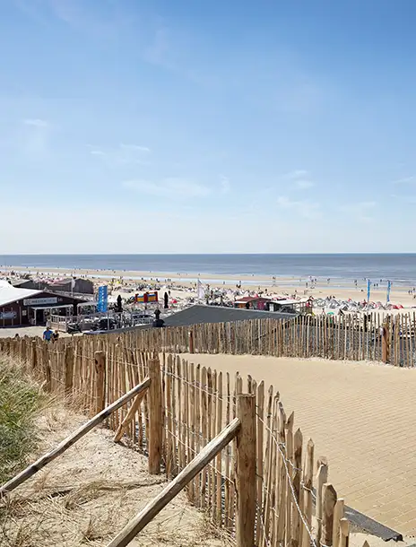 Cerca de las playas de Zandvoort y Bloemendaal